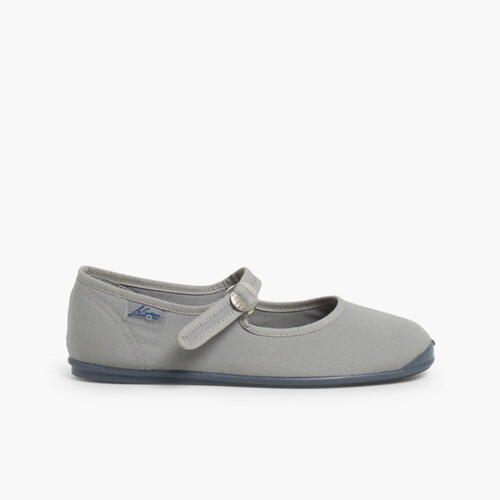 Chaussures en toile à boucle La Cadena Gris
