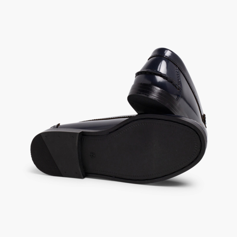 Mocassins à Enfiler Fille BOTCAM Avec Pompon - Chaussures École Et Quotidien - Pointure 31