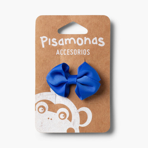 Pince Pour Cheveux Petit Ruban Bleu cobalt