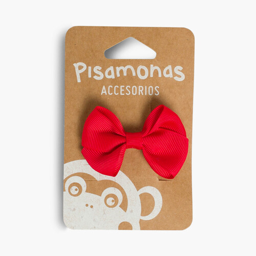 Pince Pour Cheveux Petit Ruban Rouge