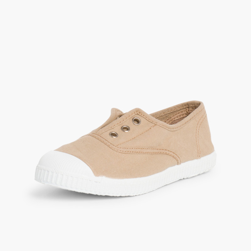Tree BRETT Chaussures Toile Sans Lacets Homme Pied Large - Espadrilles Confortables Pointure 39,5-47