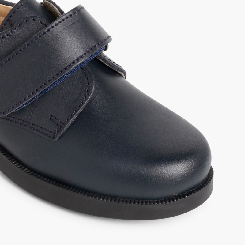 Chaussures d'école à scratch pour Garçon Pisamonas