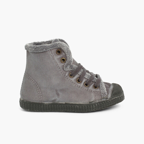 Baskets Montantes Yeti Gris clair