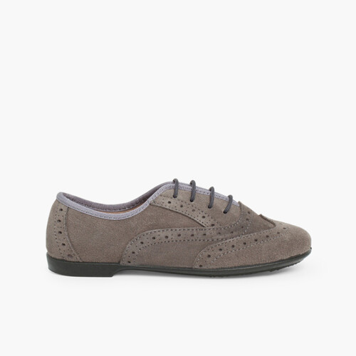 Chaussures derbies pour Filles Gris