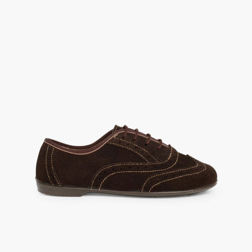 Chaussures derbies pour Filles Marron