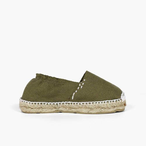 Espadrilles avec Élastique pour Enfant Kaki