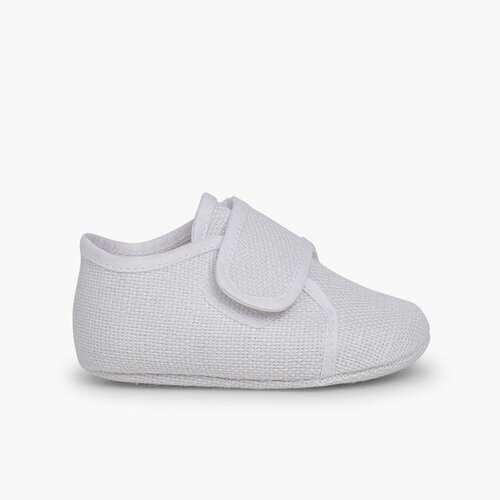 Badana Blucher Bébé à scratch  Blanc