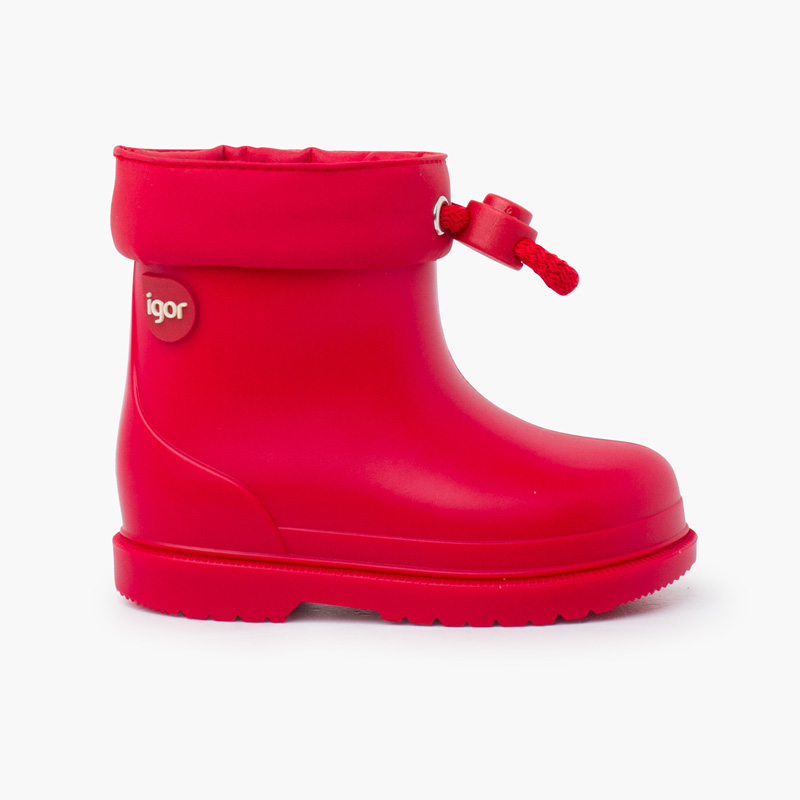 Bottes de pluie Igor pour fille et garçon  Rouge