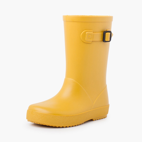 Bottes de pluie à boucle pastel Jaune