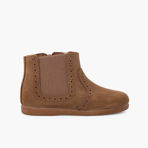 Bottines zippées et élastiques fille Toffee