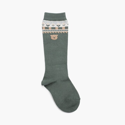Ours chaussettes hautes Vert Lichen