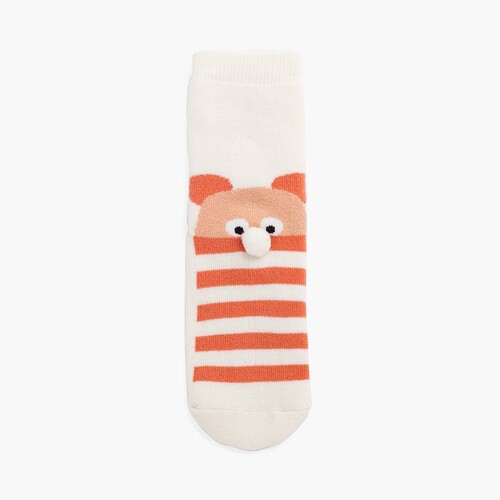 Chaussettes antidérapantes en éponge à pompons Bear Cava