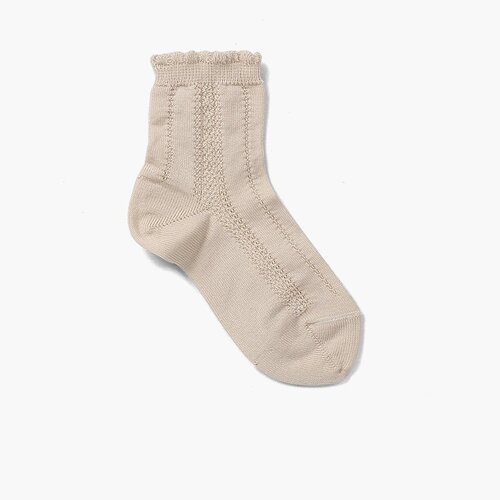 Chaussettes courtes ciselées Lin