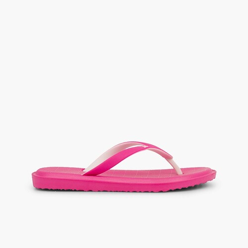 Tongs entre doigts de plage et de piscine pour enfant Fucsia
