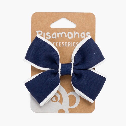 Pince ruban de bord blanc Bleu Marine