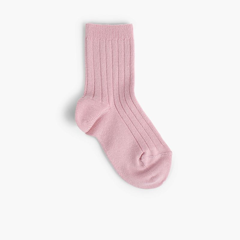 Chaussettes Courtes Enfant Maille Côtelée Condor