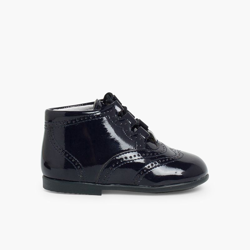 Chaussures Anglaises effet Verni