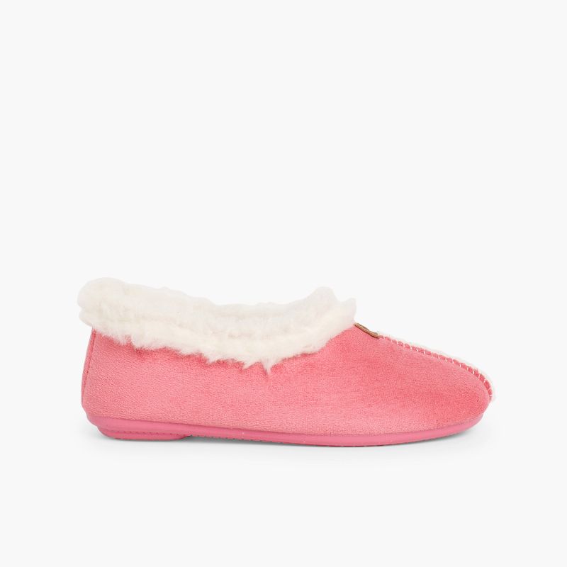 Chaussons Pantoufles Façon Peau de Mouton