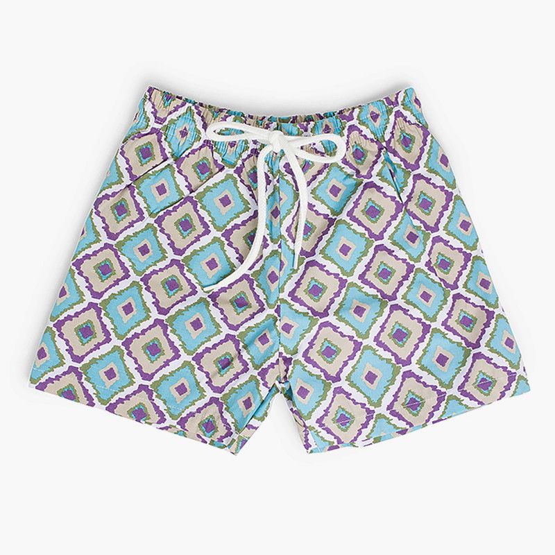 Short de bain en popeline garçon