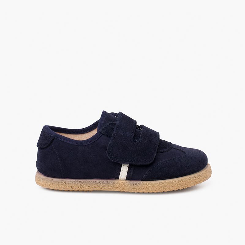 Chaussures pour garçon avec fermeture à l'avant avec sangle adhérente