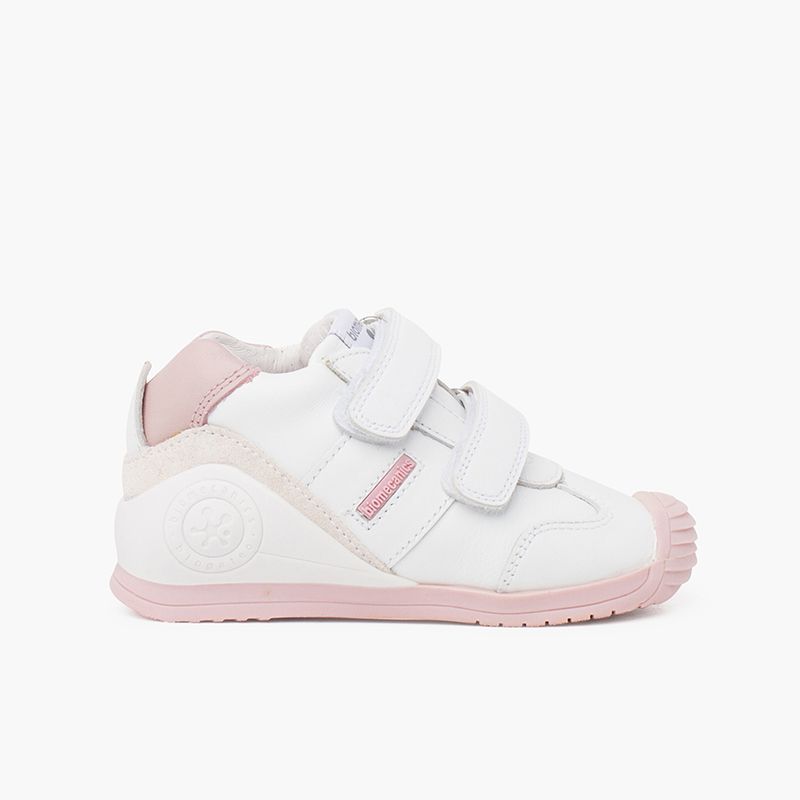 Chaussures biomécaniques à double sangle adhérente