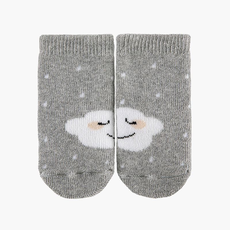 Chaussettes éponge antidérapantes pour la maison