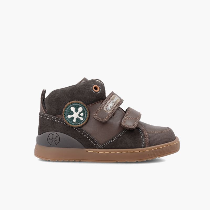 Baskets en cuir Biomecanics avec fermeture auto-agrippante