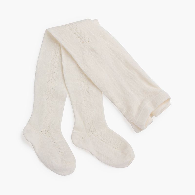 Collants chauds en coton au crochet latéral