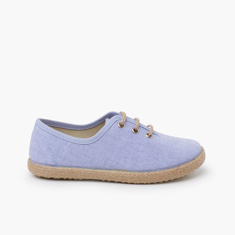 Derbies semelle espadrille