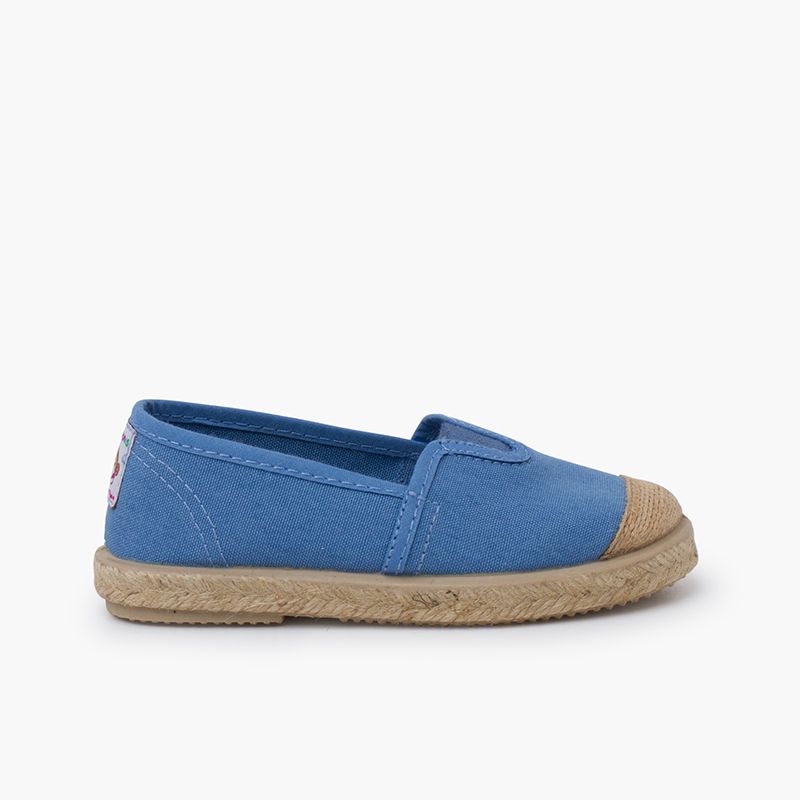 Espadrilles élastique central embout en jute