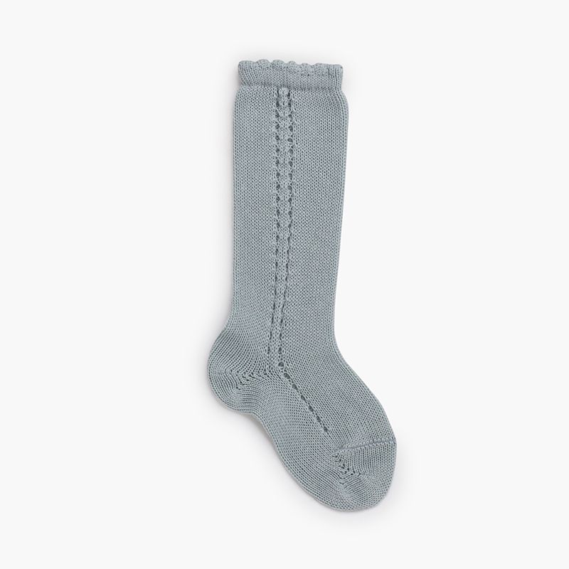 Chaussettes avec motif tricoté sur le côté
