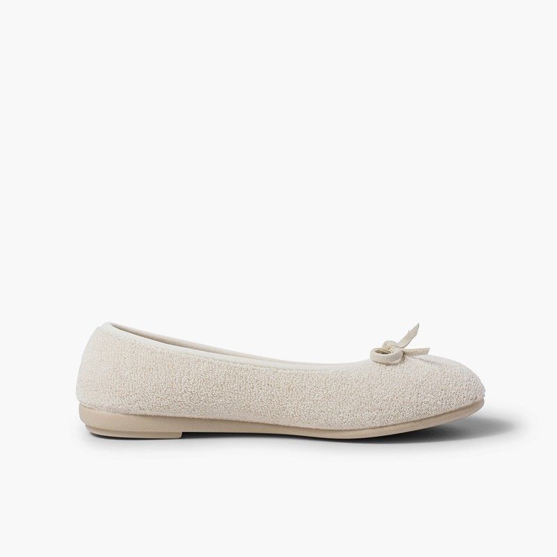 Chaussons Ballerines en Tissue Serviette