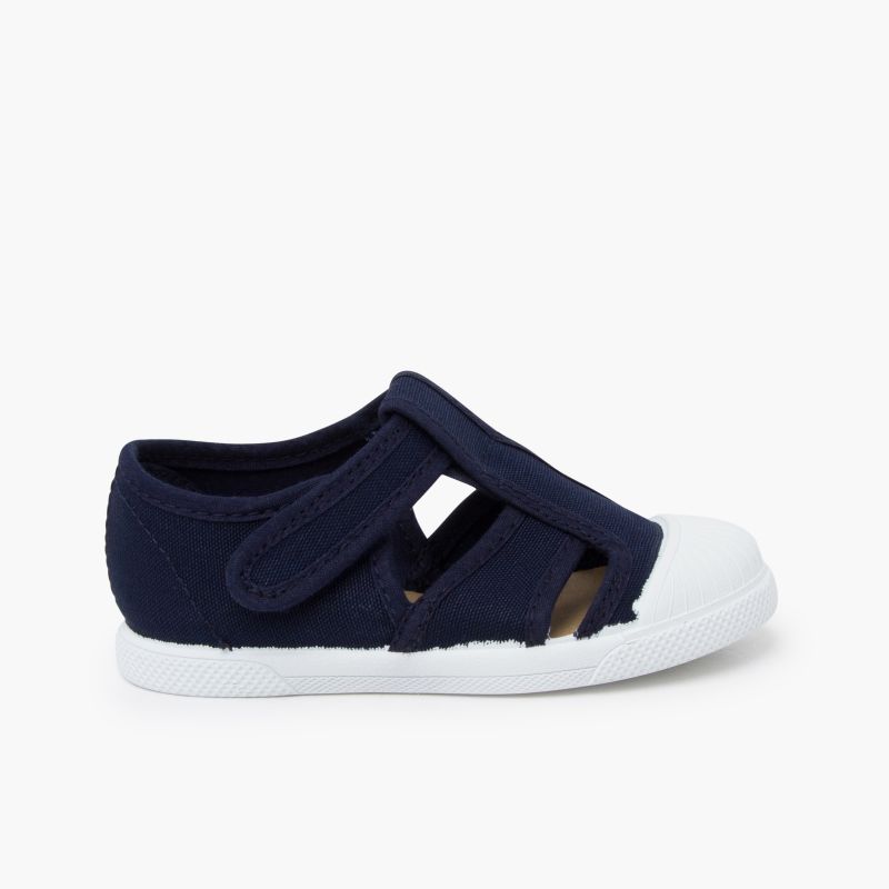 Sandale souple en toile pour enfants