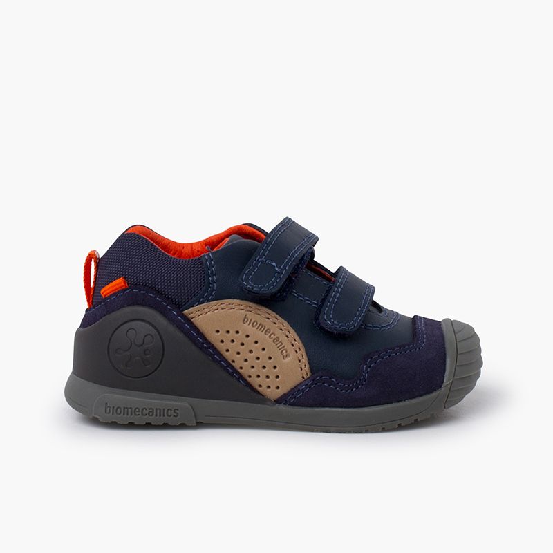 Sneakers Biomecanics cuir et suède