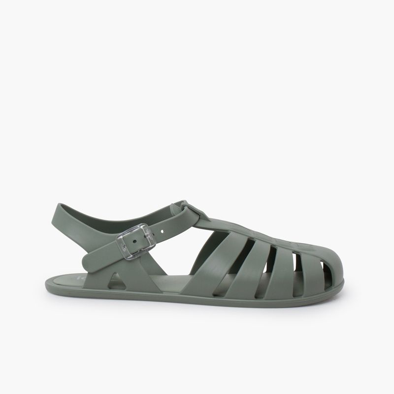 Sandales plastique barefoot enfants et femme