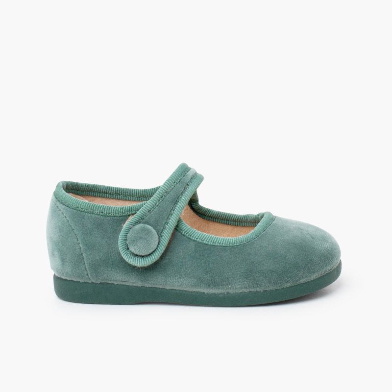 Babies velvet bride à scratch bouton