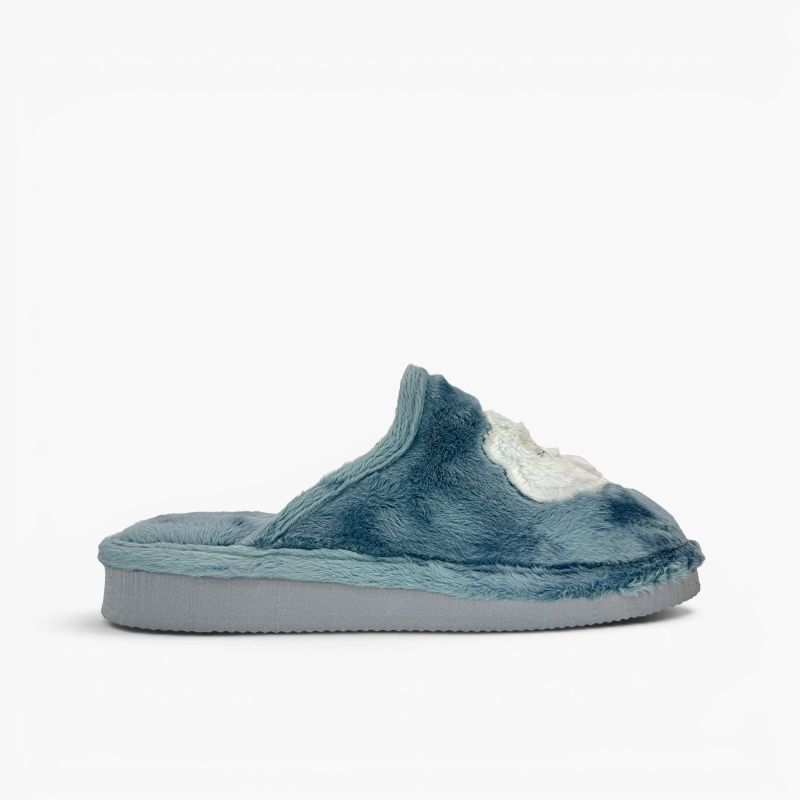 Chaussons sabots fourrure lune grandes tailles