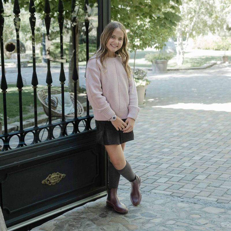 Bottines de pluie femme semelle track tri