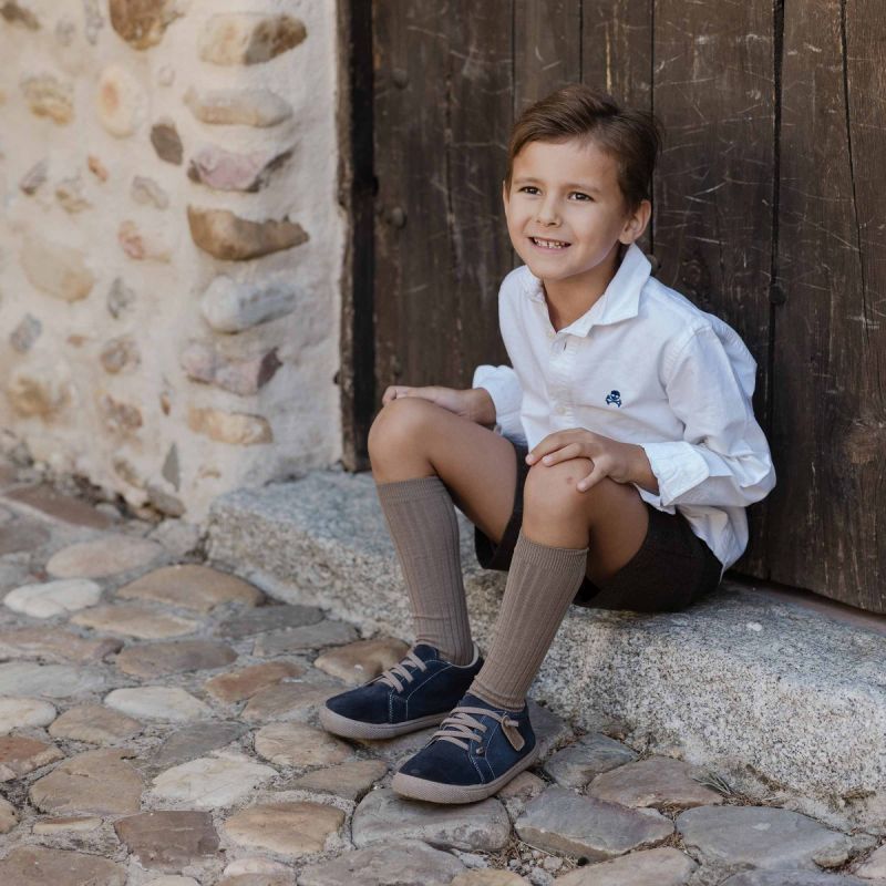 Baskets suède barefoot lacets élastiques