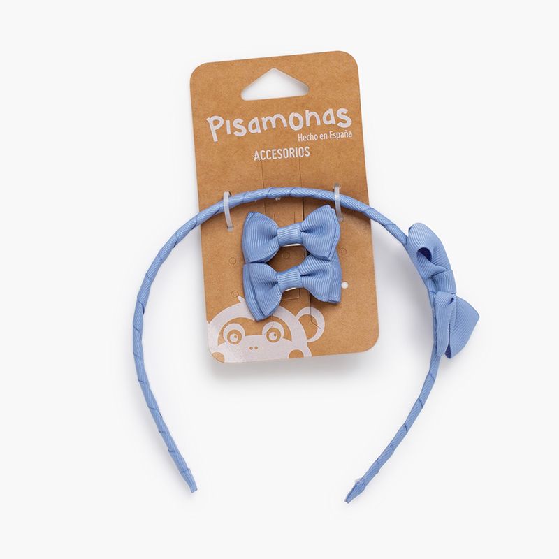 Pack cheveux fille serre-tête nœud et petits nœuds