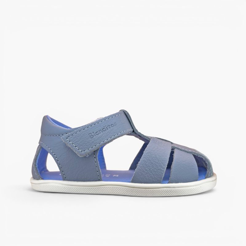 Sandales fermées garçon cuir Blanditos