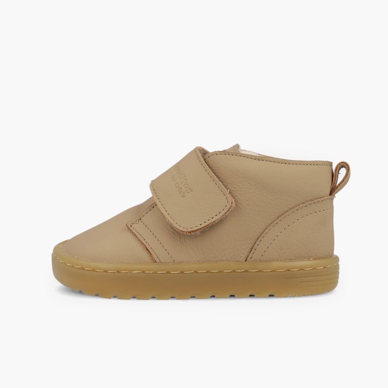 Bottines Blanditos cuir doublure effet mouton enfants