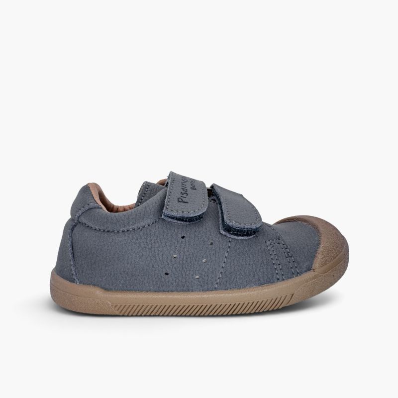 Baskets souples barefoot effet nubuck