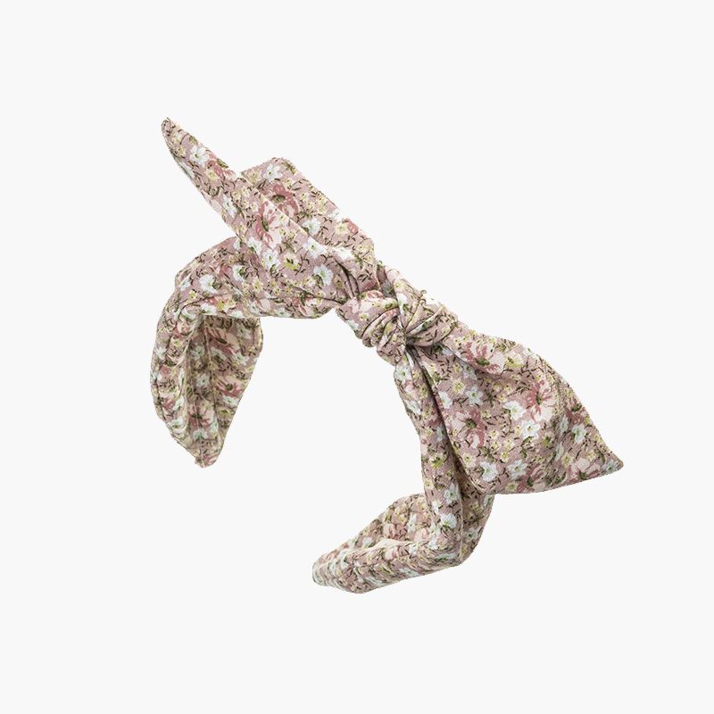 Bandeau avec noeud fleurs