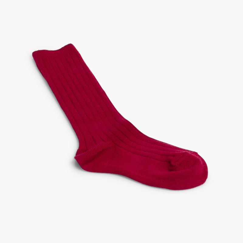 Chaussettes Hautes Enfant Maille Côtelée Condor