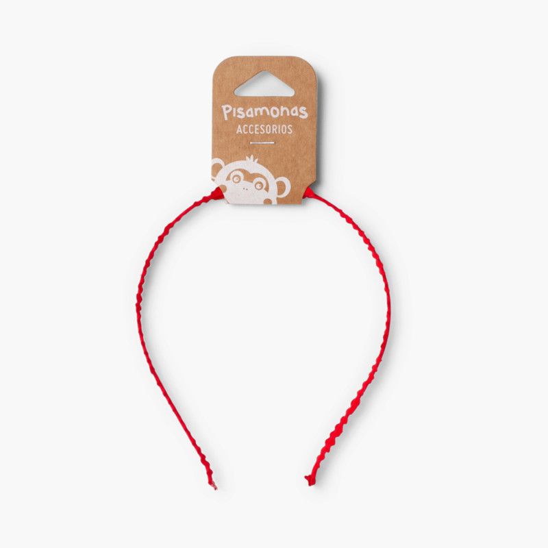 Serre-tête Rigide Toile Plissée