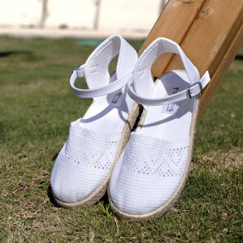 Espadrilles Brodées à boucle 