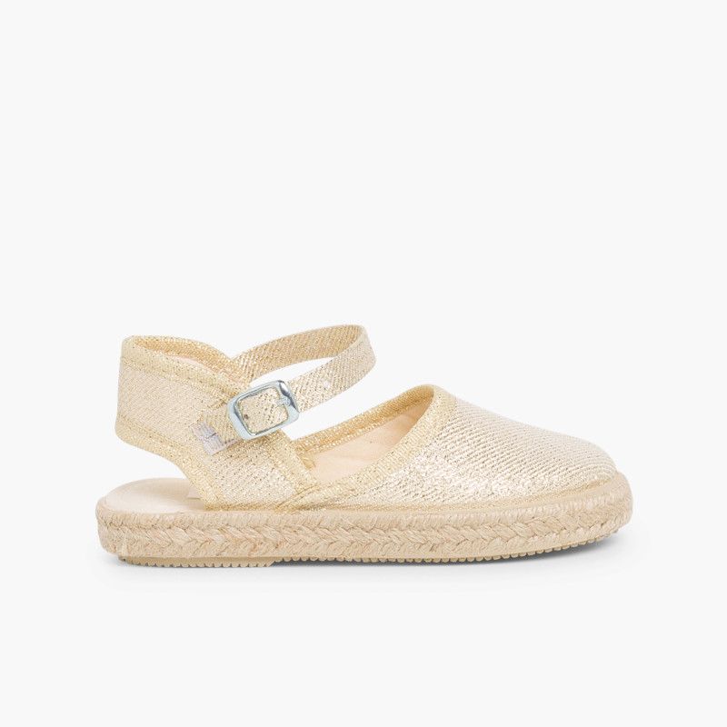 Espadrilles Brillantes à Boucle 