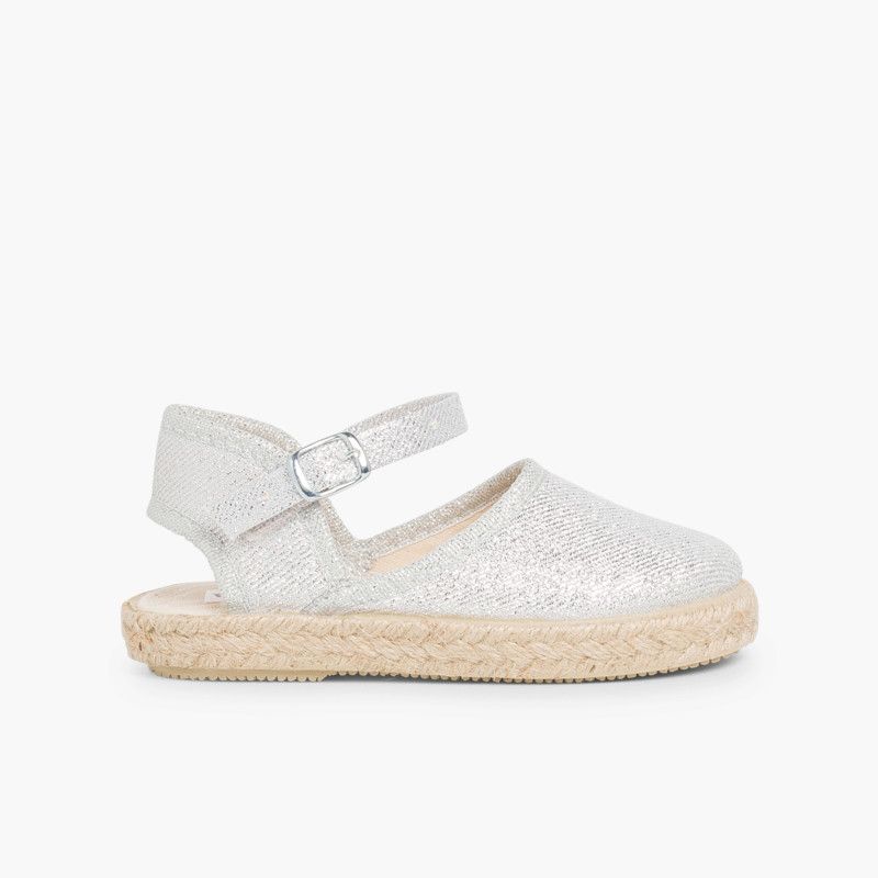 Espadrilles Brillantes à Boucle 