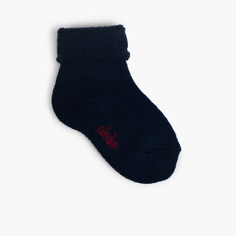 Chaussettes en laine et tissu bèbè